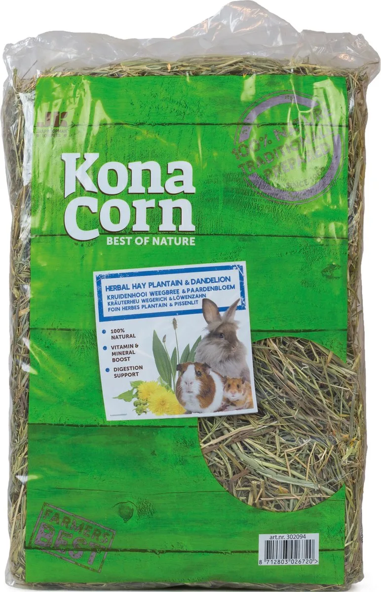 Kruidenhooi weegbree en paardenbloem 500 gram de Konacorn – photo produit