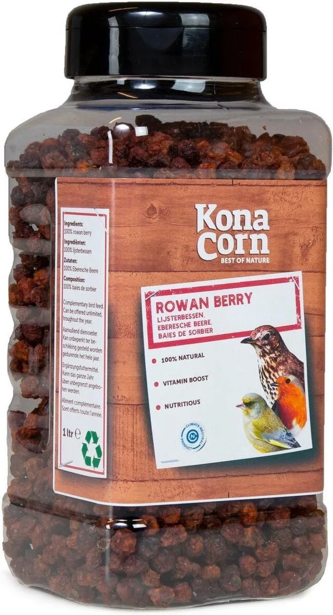 Lijsterbessen | 1 ltr Vogelvoer van Konacorn – productfoto