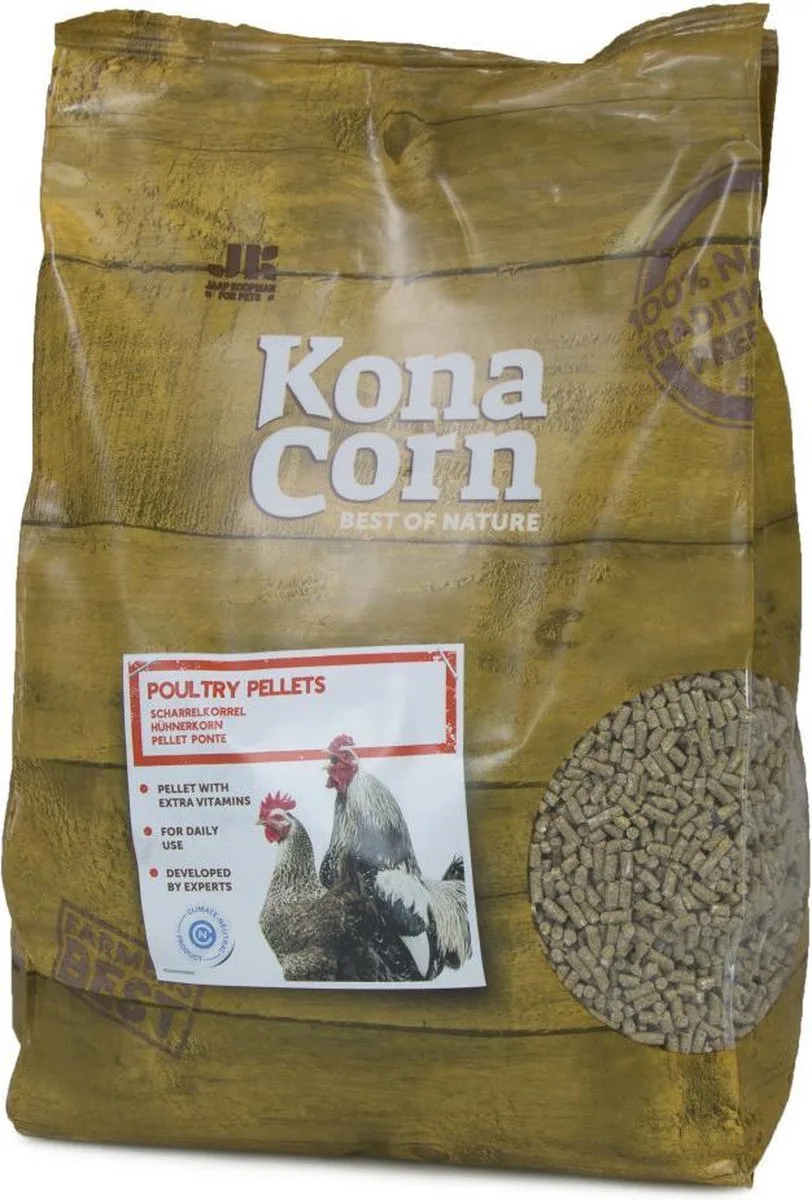 Pluimveevoer 18 kg | Konacorn Kippen Korrel van Konacorn – productfoto