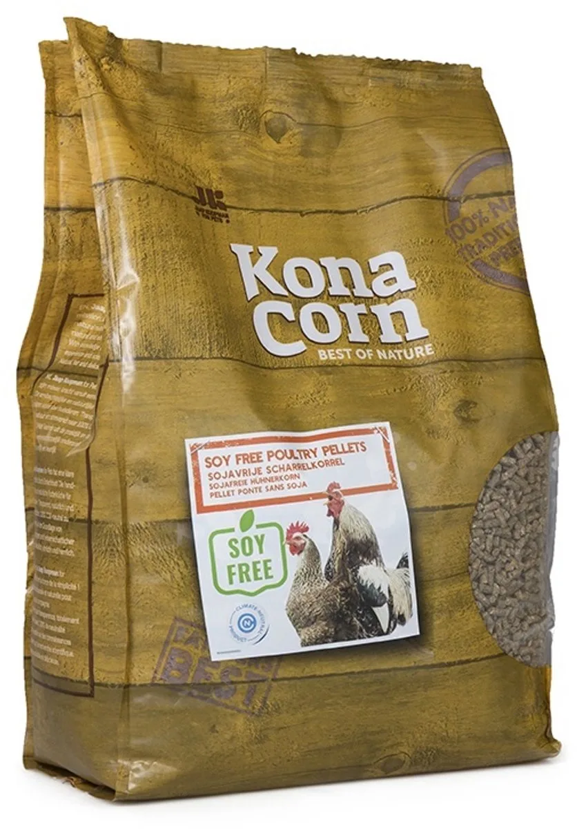 Pluimveevoer 4 kg | Konacorn Kippen Korrel de Konacorn – photo produit