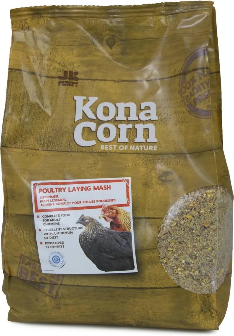 Pluimveevoer 4 kg | Konacorn Kippen Legmeel de Konacorn – photo produit