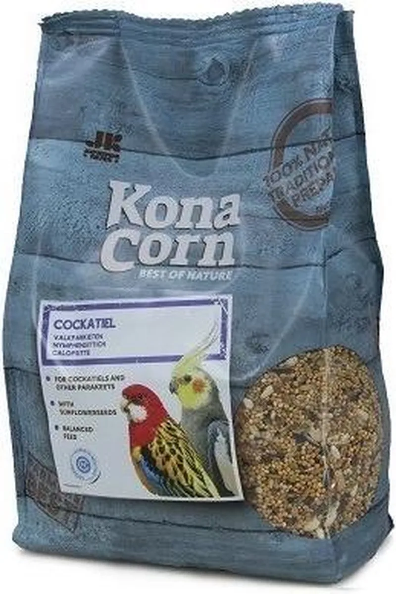 Valkparkieten | 1,8 kg Vogelvoer de Konacorn – photo produit