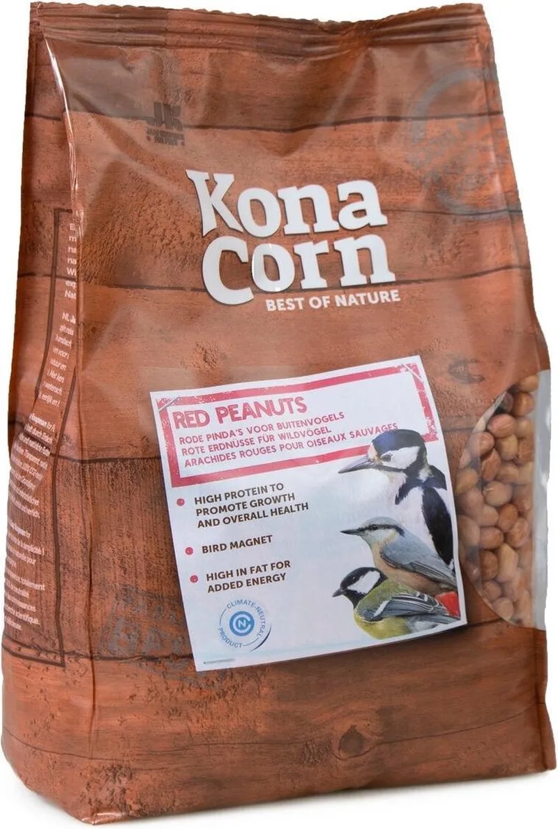 Vogelvoer 1,8 kg | Konacorn Rode Pinda's de Konacorn – photo produit