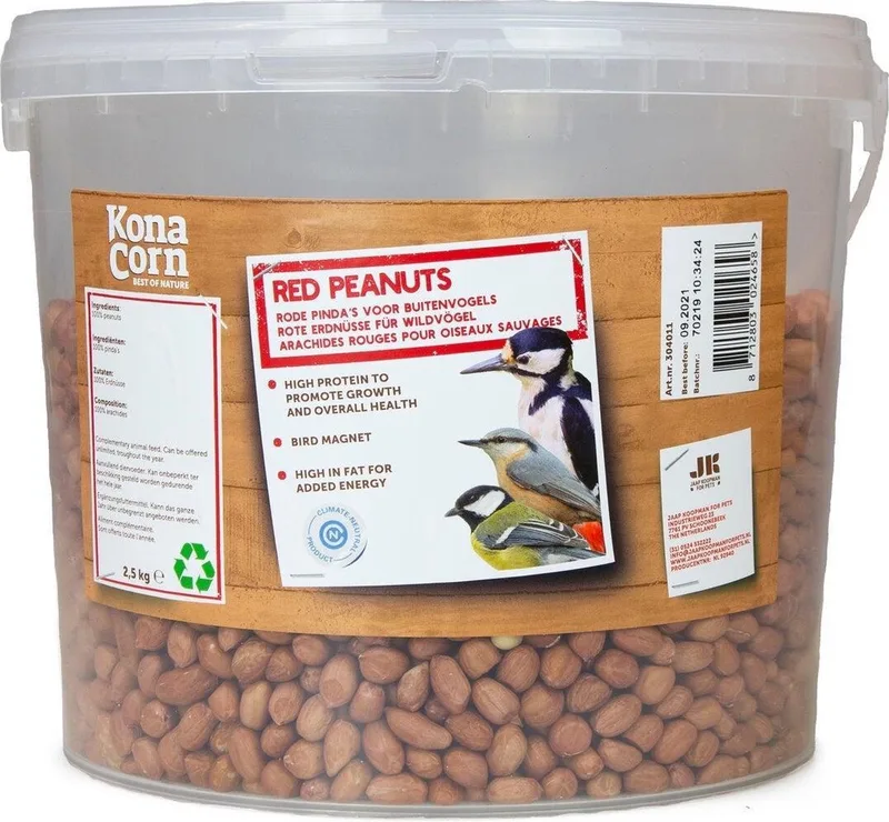 Vogelvoer 2,5 kg | Konacorn Rode Pinda's by Konacorn – product photo