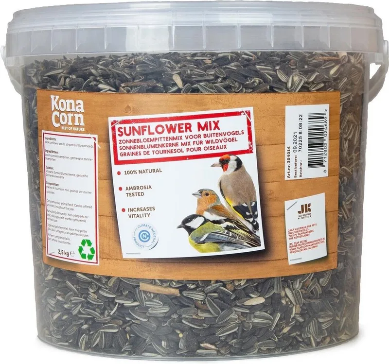 Vogelvoer 2,5 kg | Konacorn Zonnebloem Mix de Konacorn – photo produit