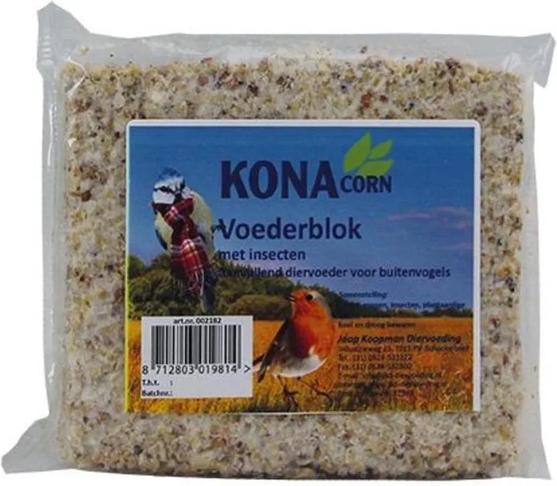 Vogelvoer 300 gr | Konacorn Vetblok Met Zaden by Konacorn – product photo