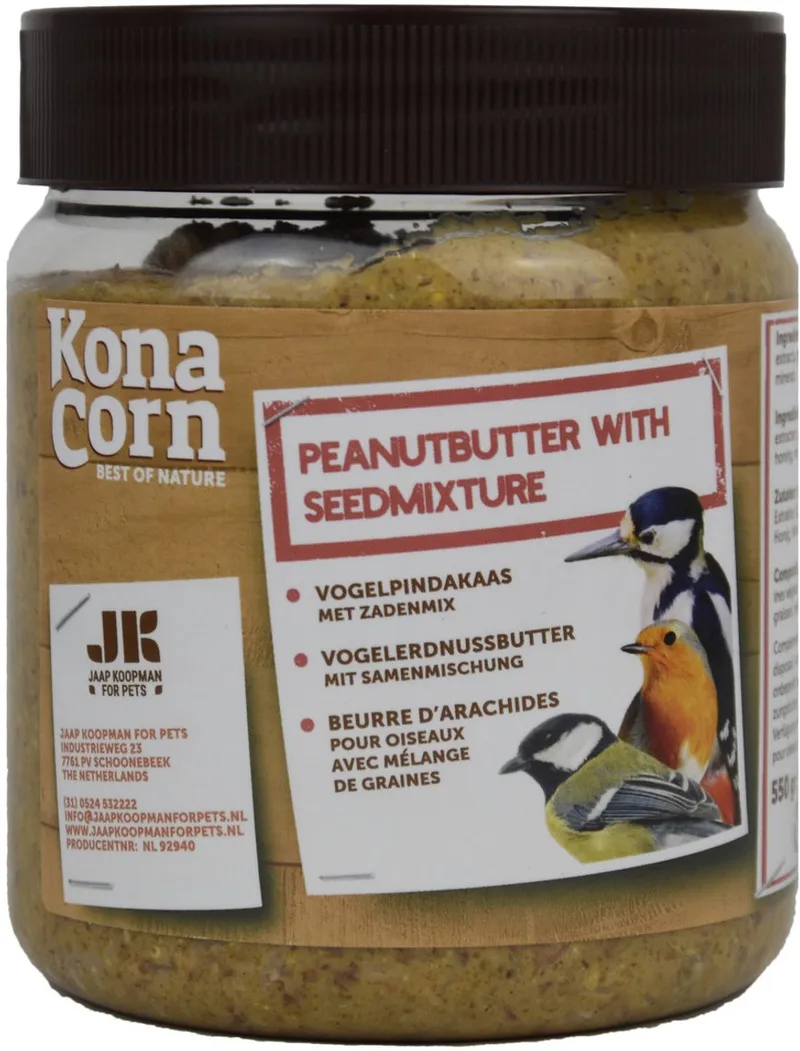 Vogelvoer 350 gr | Konacorn Pindakaas Met Zaden by Konacorn – product photo