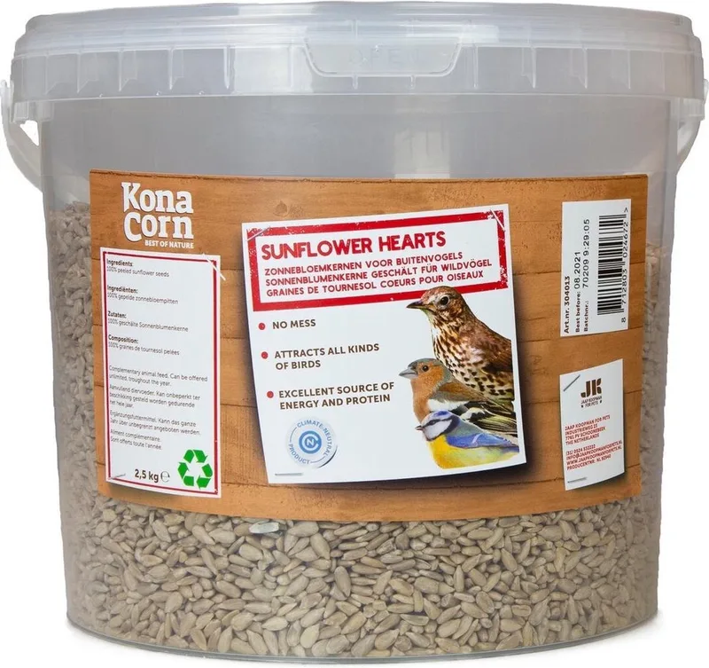 Zonnebloem Kernen | 2,5 kg Vogelvoer de Konacorn – photo produit
