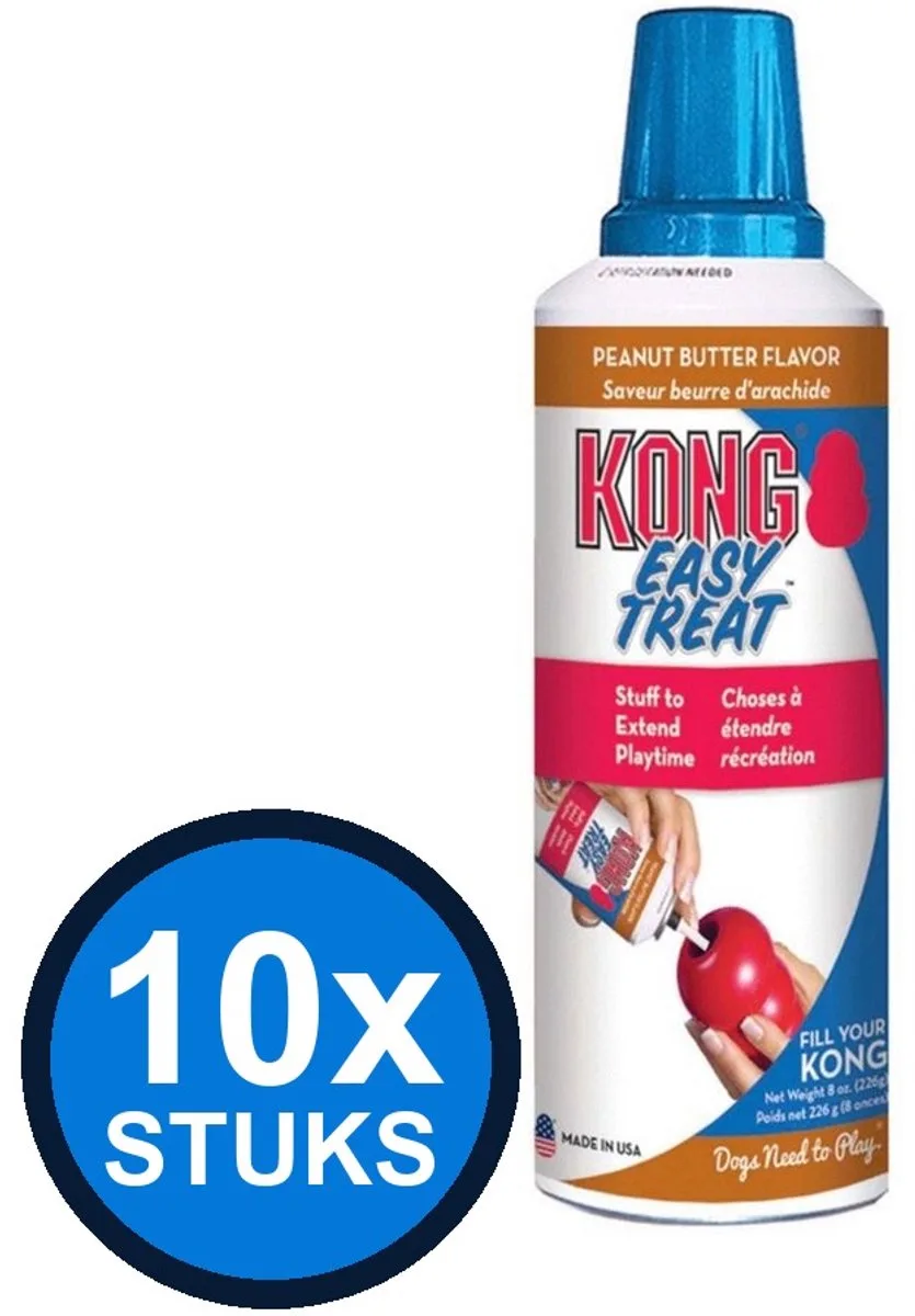 10x Kong - Easy treat peanutbutter 1st de KONG – photo produit