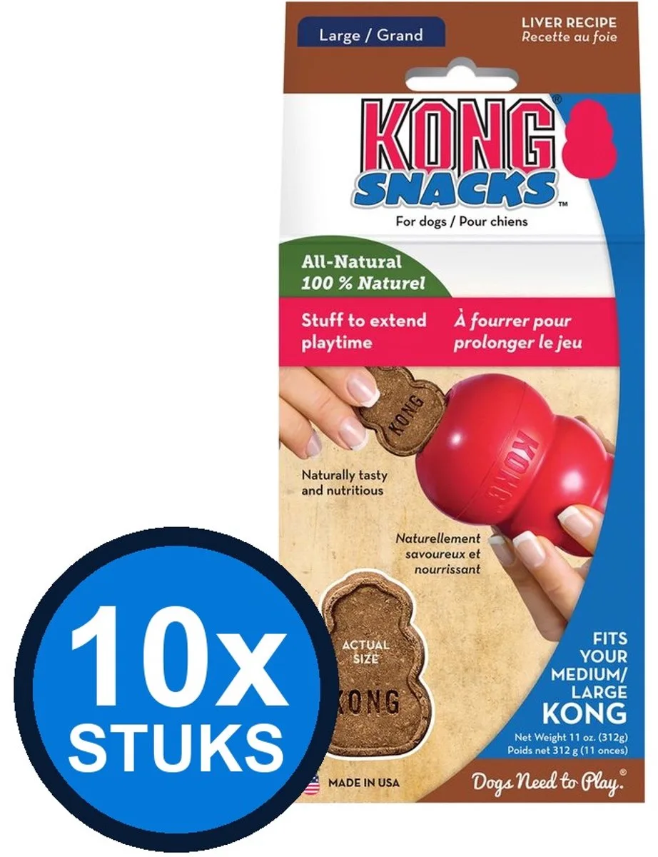 10x Kong - Snacks lever L 310gr von KONG – Produktfoto