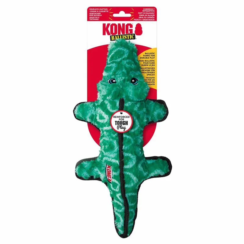 Ballistic® Alligator Hondenspeeltje von KONG – Produktfoto 1 von 4