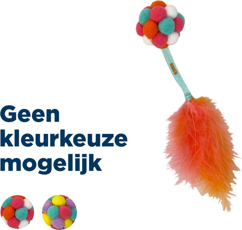 Cat Active Bubble Bal Assorti von KONG in Blau – Produktfoto