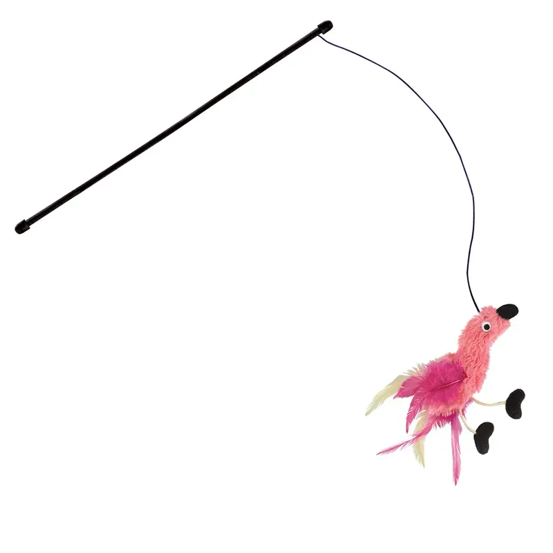 Cat Feather Teaser - Kattenspeelgoed - 48.3 cm x 10.2 cm x 1.3 cm von KONG in Mehrfarbig – Produktfoto 4 von 5
