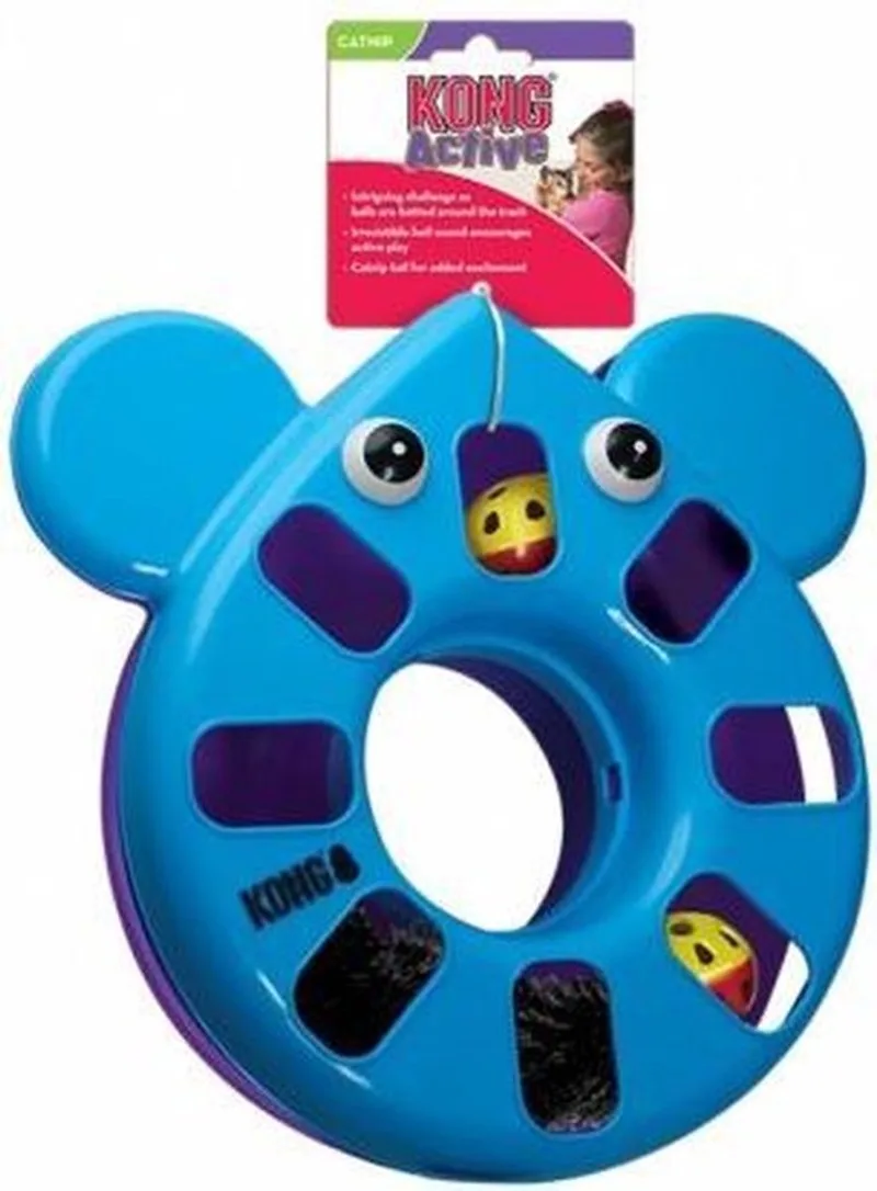 Cat Puzzle Toy Muis de KONG en Bleu – photo produit