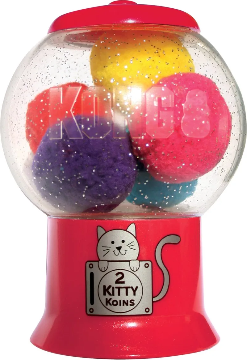 Catnip Infuser - Kattenspeelgoed van KONG in Rood – productfoto