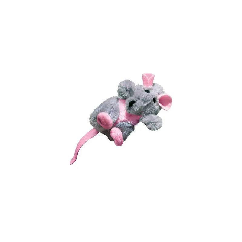 Catnip Rat – Kattenspeeltjes – Kattenkruid – 14cm de KONG en Gris – photo produit 2 sur 2