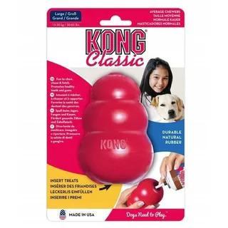 Classic L Spielzeug von KONG in Rood L – Produktfoto 3 von 3