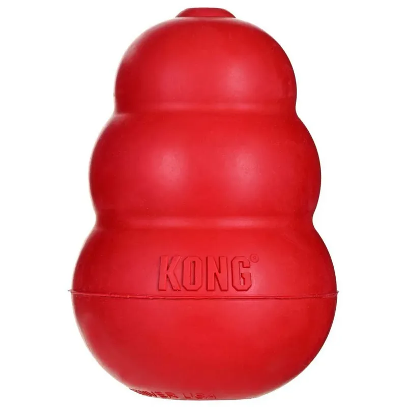 Classic - Snackbal Honden Speelgoed - Rubber - 15.2cm - Rood - Maat XXL by KONG in Rood XXL – product photo 2 of 4
