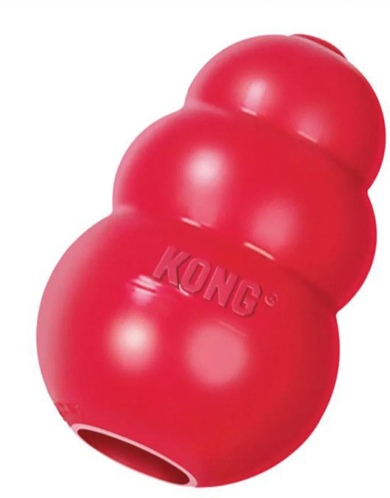 Classic - Snackbal Honden Speelgoed - Rubber - 7.6 cm - Rood - Maat S by KONG in Rood S – product photo
