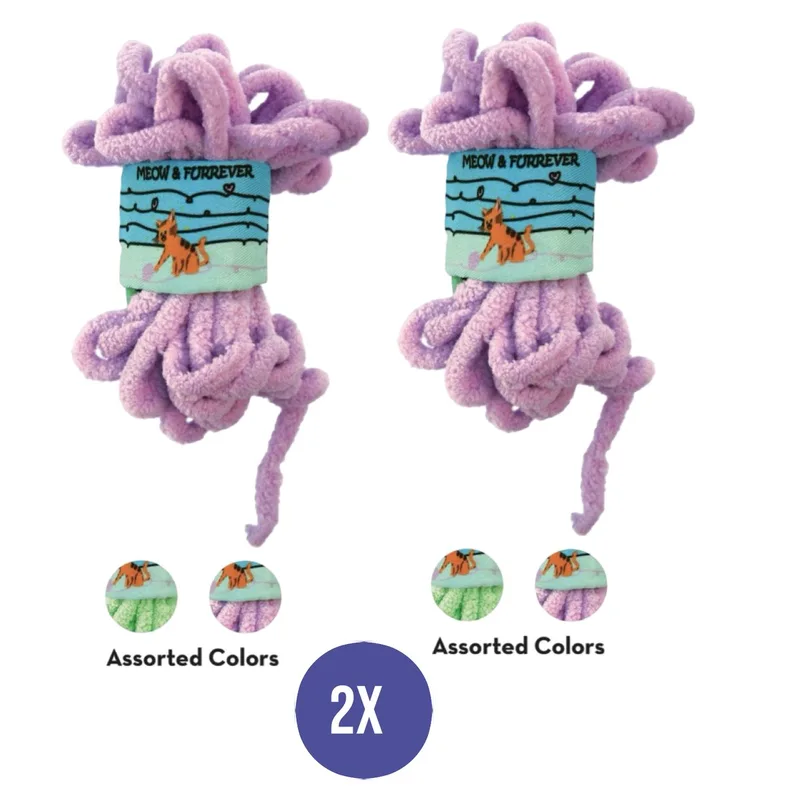 Combideal: Kong Pull-A-Partz Yarnz Kattenspeelgoed 2 st by KONG in Assorti – product photo