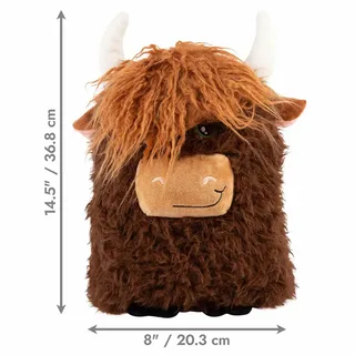 Comfort Jumbo Highland Cow Hondenspeeltje Geassorteerd de KONG – photo produit 4 sur 5
