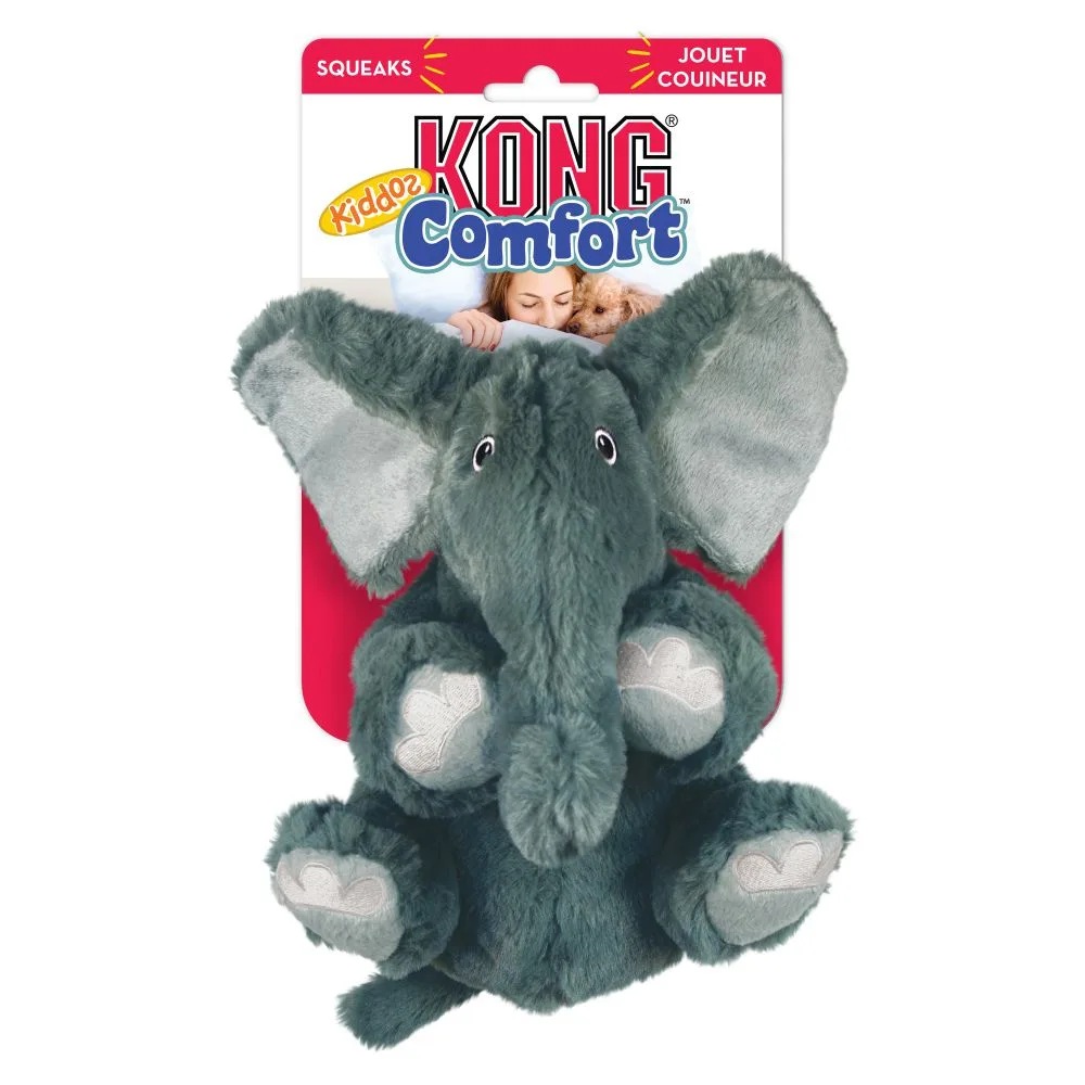 Comfort Kiddos Elephant XS L10xB13xH15cm Hondenspeelgoed van KONG – productfoto