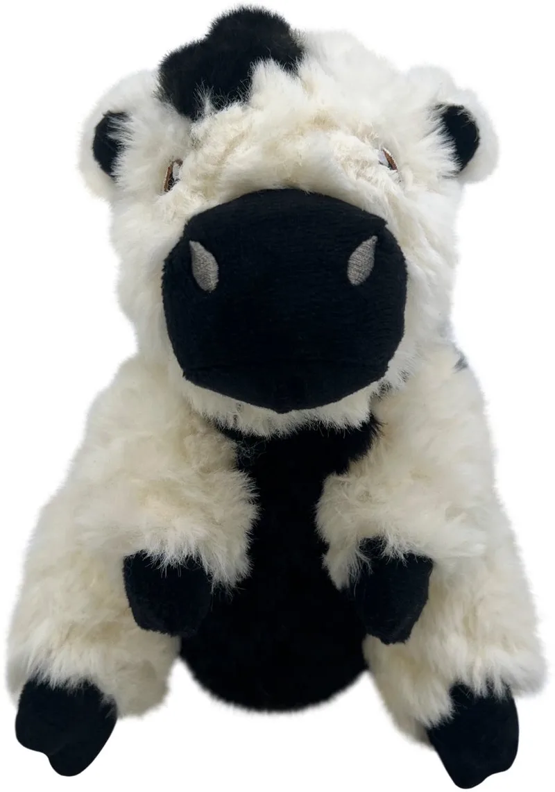 Comfort Tykes Cow - Hondenspeelgoed - Small de KONG en Blanc, Noir – photo produit