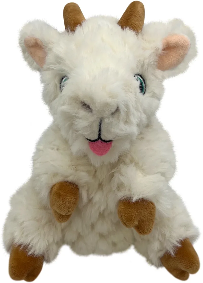 Comfort Tykes Goat - Hondenspeelgoed - Small by KONG in Brown – product photo