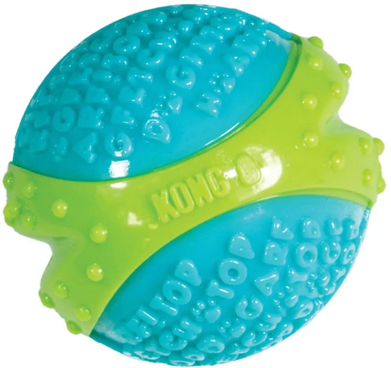 Corestrength Ball Blauw&Groen - Hondenspeelgoed - Large de KONG en Multicolore – photo produit