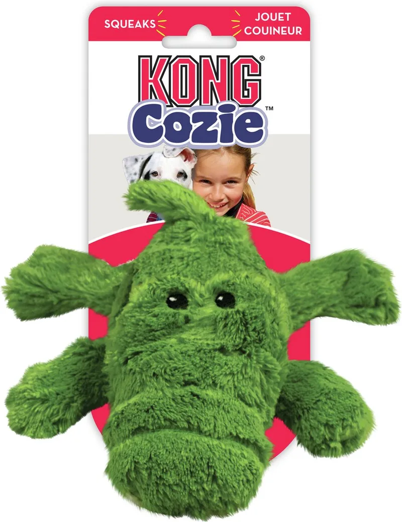 Cozie Ali Alligator - Hondenspeelgoed - XL by KONG in Green – product photo
