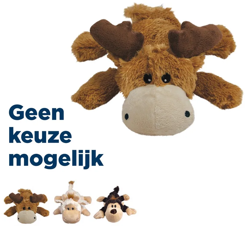 Cozie Naturals - Hondenspeelgoed - Assorti by KONG in Brown – product photo