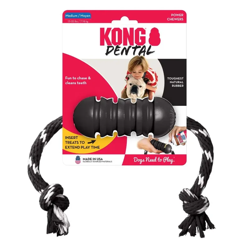 Extremes Dentalspeelzeug Mit Seil von KONG – Produktfoto 2 von 3