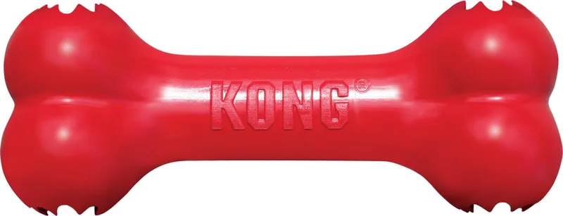 Extreme Goodie Bone L - 22 cm - Hondenspeelgoed - Rubberen kauwspeeltjes hond von KONG in Rot – Produktfoto