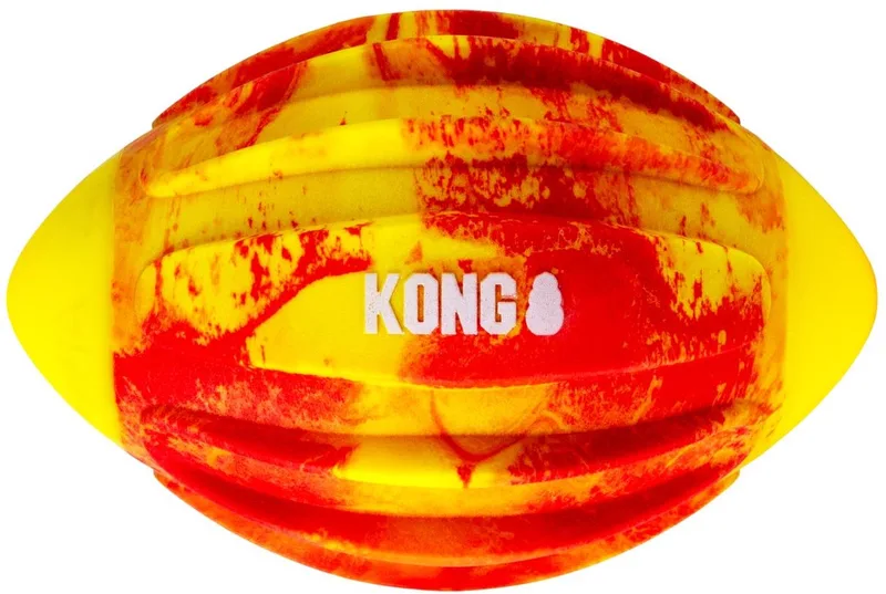 Flexball Sport Football - Hondenspeelgoed - Rood M by KONG in Yellow – product photo 1 of 3