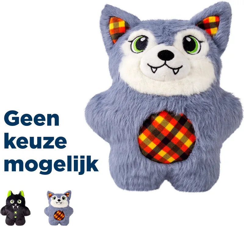 Halloween Snuzzles - Hondenspeelgoed - Assorti Medium by KONG in Grey – product photo