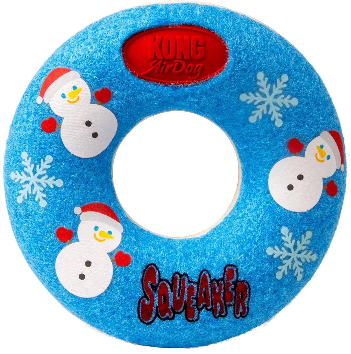 Holiday Airdog Donut - 12X12X3 cm von KONG in Blau – Produktfoto