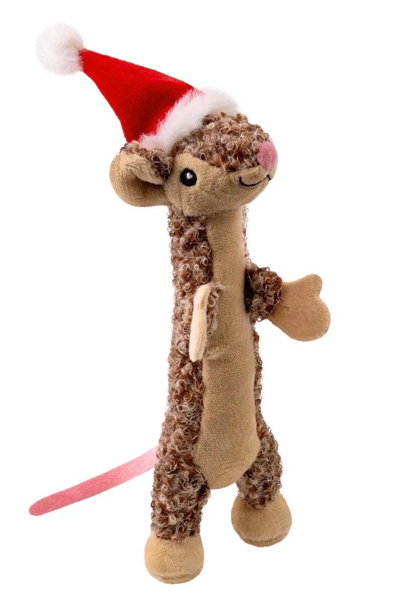 Holiday Cat Luvs Mouse - Fun Speelgoed by KONG in Brown – product photo