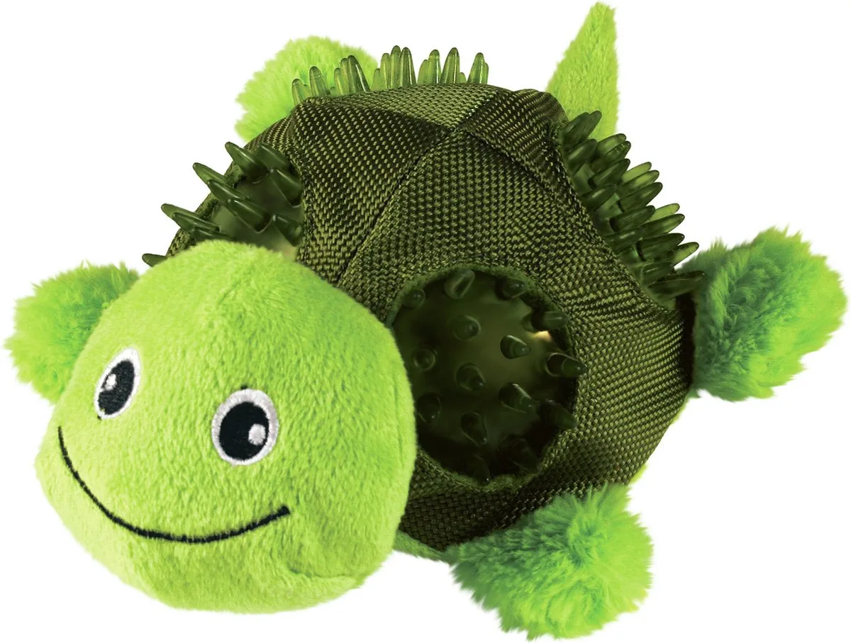 Hondenknuffel Schildpad - 8 x 15 x 23 cm de KONG en Vert – photo produit