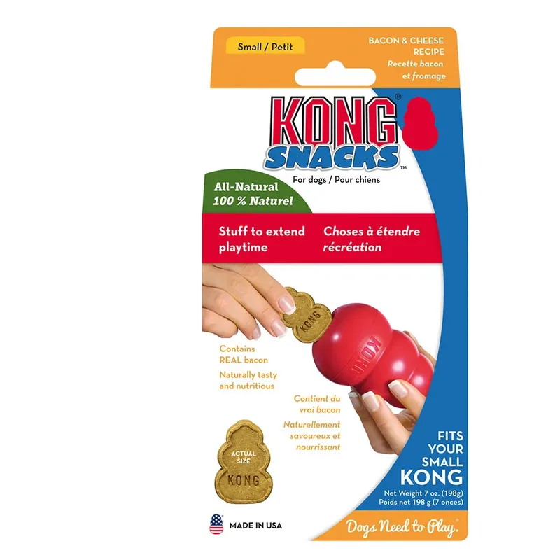 Hondensnack Met Spek En Kaas 198g fra KONG – produktbillede