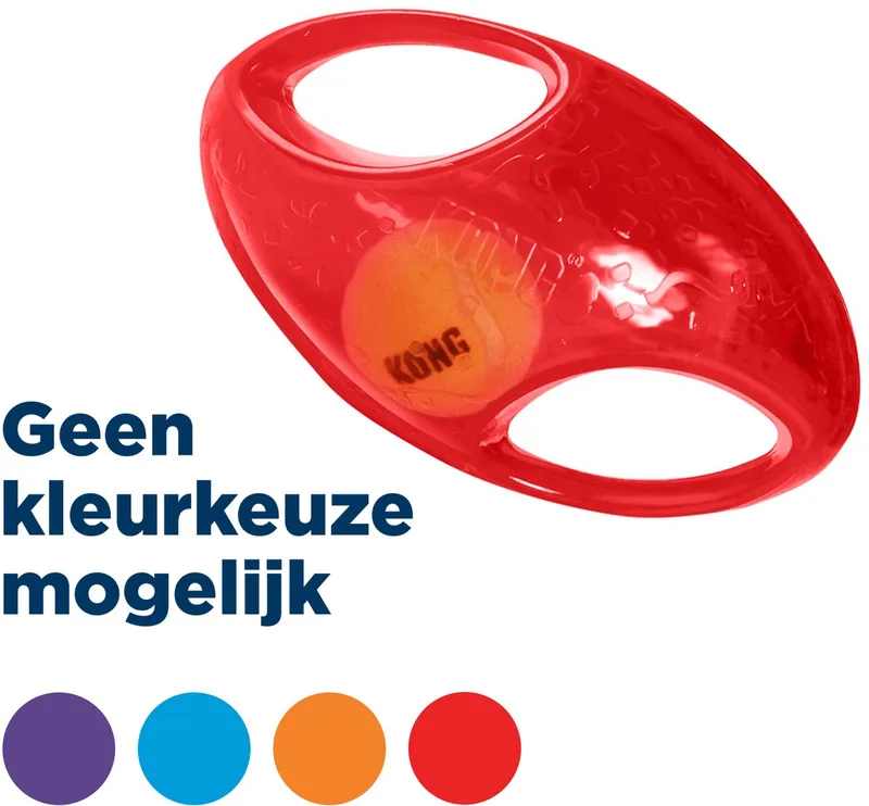 Jumbler Football - Hondenspeelgoed - M-L - Ø18 cm von KONG in Assorti – Produktfoto