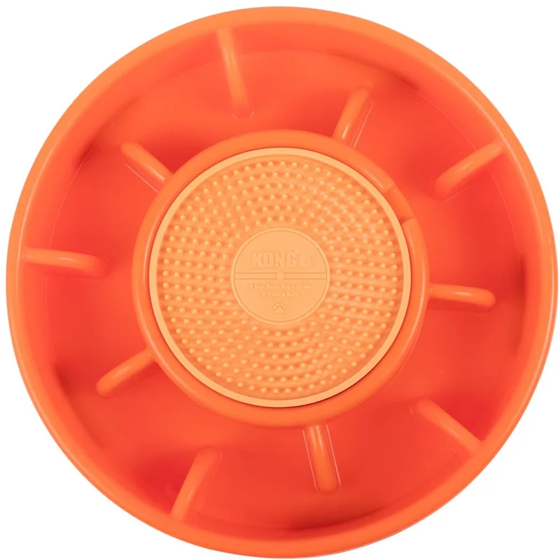 Licks Mealtime - Hondenspeelgoed - L by KONG in Orange – product photo 1 of 5