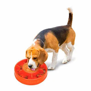 Licks Mealtime - Hondenspeelgoed - L by KONG in Orange – product photo 2 of 5