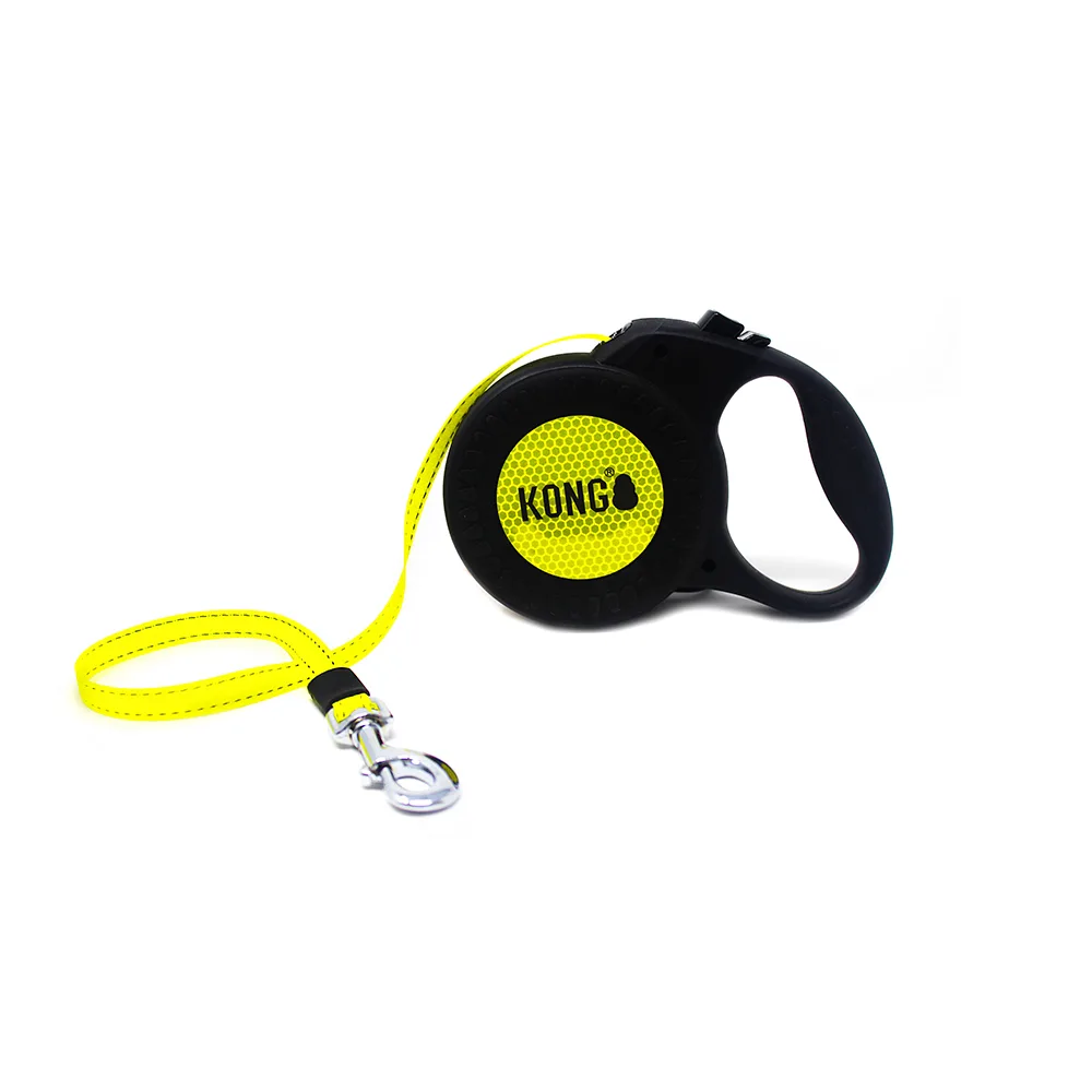 M (tot 30kg) KONG Reflect Rollijn 5 Meter Zwart van KONG – productfoto