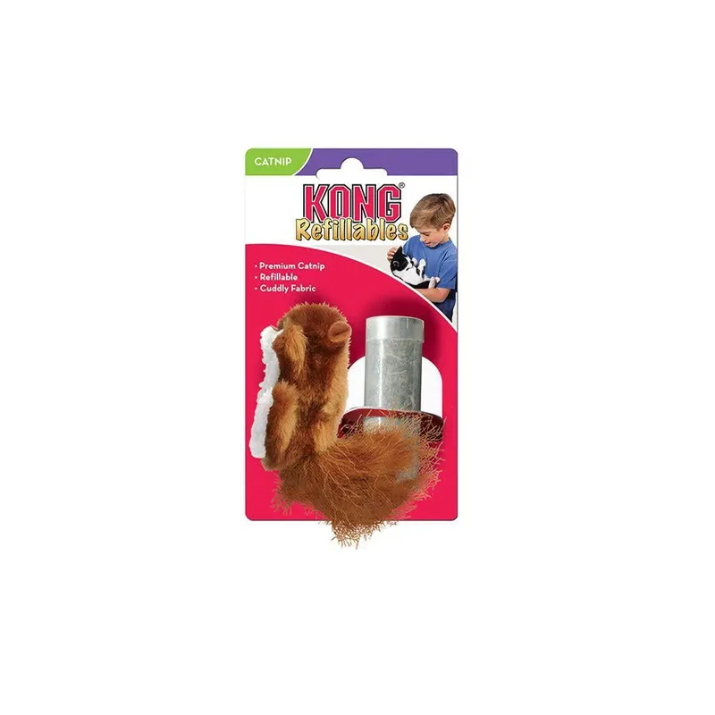 Navulbare Kattenkruid Eekhoorn by KONG – product photo 1 of 2