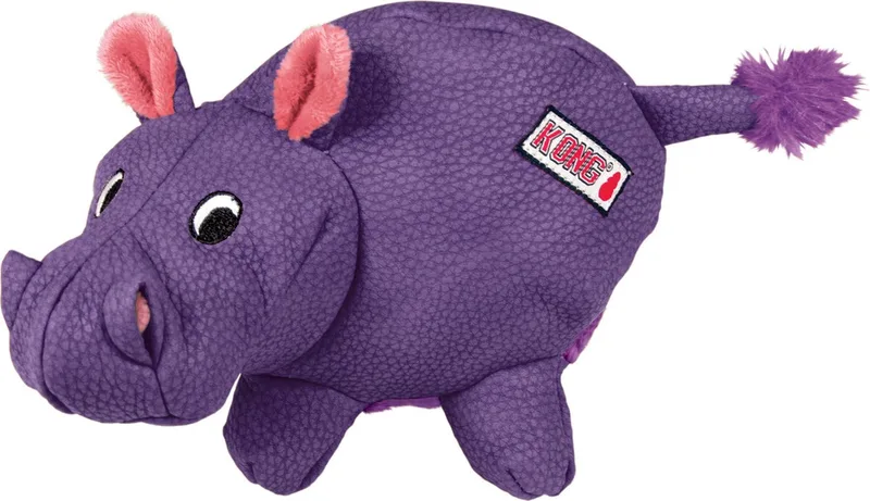 Phatz Hippo - Hondenspeelgoed - M by KONG in Purple – product photo