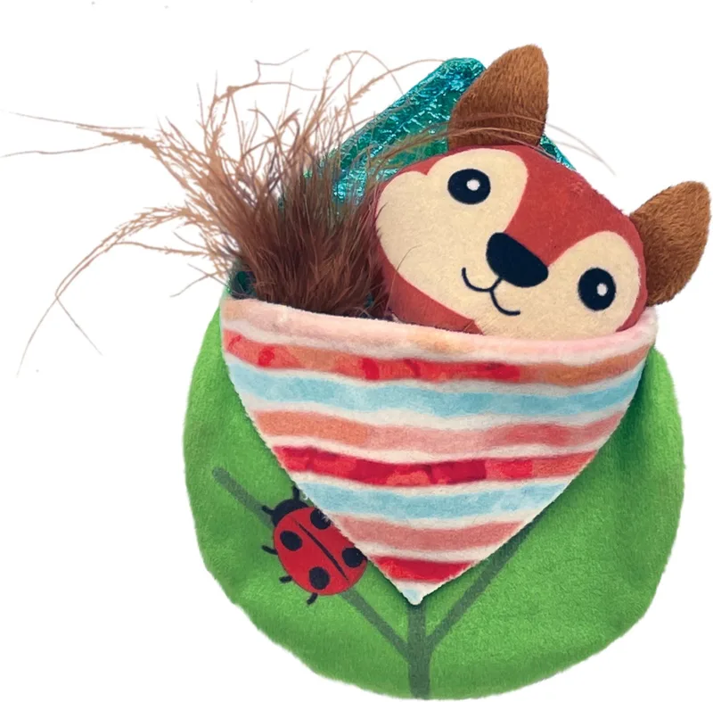 Pull-A-Partz Tuck - Kattenspeelgoed by KONG in Blue – product photo