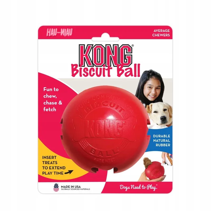 Ring XL EU - Hondenspeelgoed - Rubber - ⌀13 cm by KONG in Red – product photo
