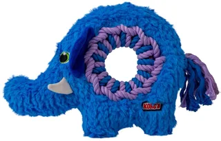 Ringaroos Elephant - Hondenspeelgoed - M von KONG in Blau – Produktfoto 1 von 5