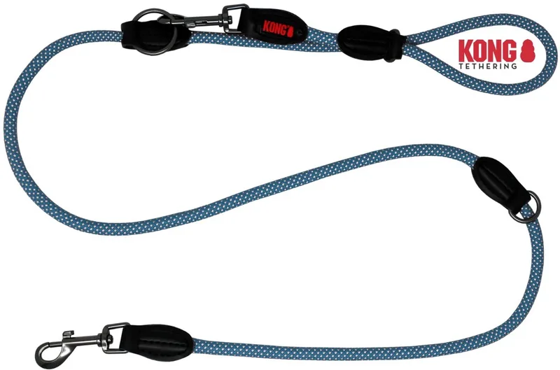 Rope leash One Size Blue by KONG in Blue – product photo