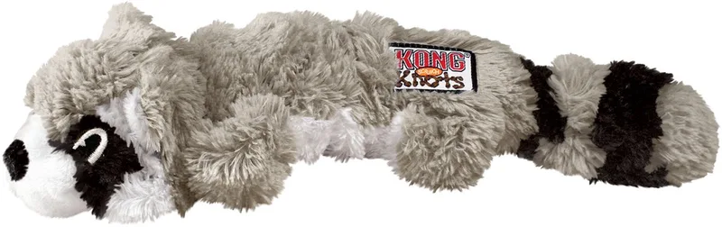 Scrunch Knots Wasbeer M - Kauwspeelgoed - 458 mm x 110 mm x 84 mm von KONG in Mehrfarbig – Produktfoto